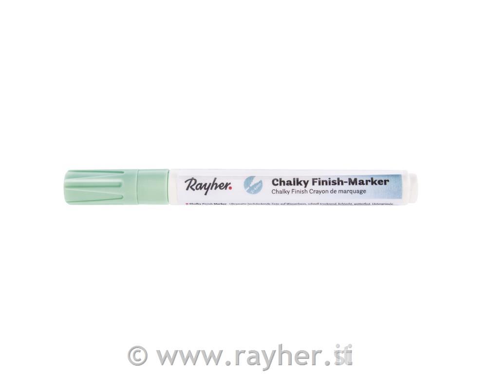 Chalky Finish marker, jade, Round tip 2-4 mm, with valve action