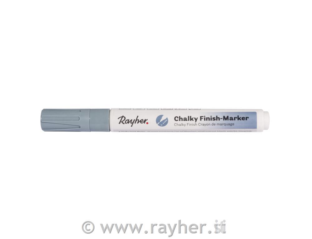 Chalky Finish marker, mordo siv, konica 2-4 mm