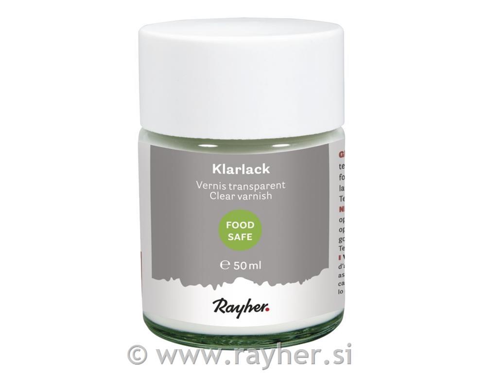 Zaščitni lak, primeren za živila, 50ml