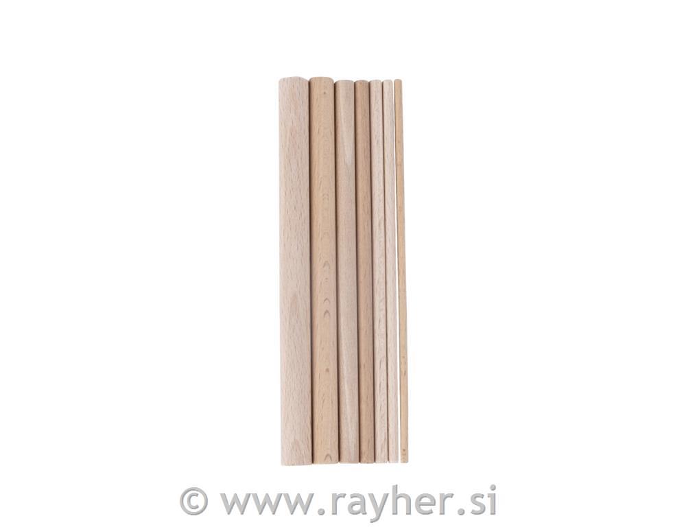 Set za Dot Painting, lesene paličice, 3-12mm, 14cm, set 7