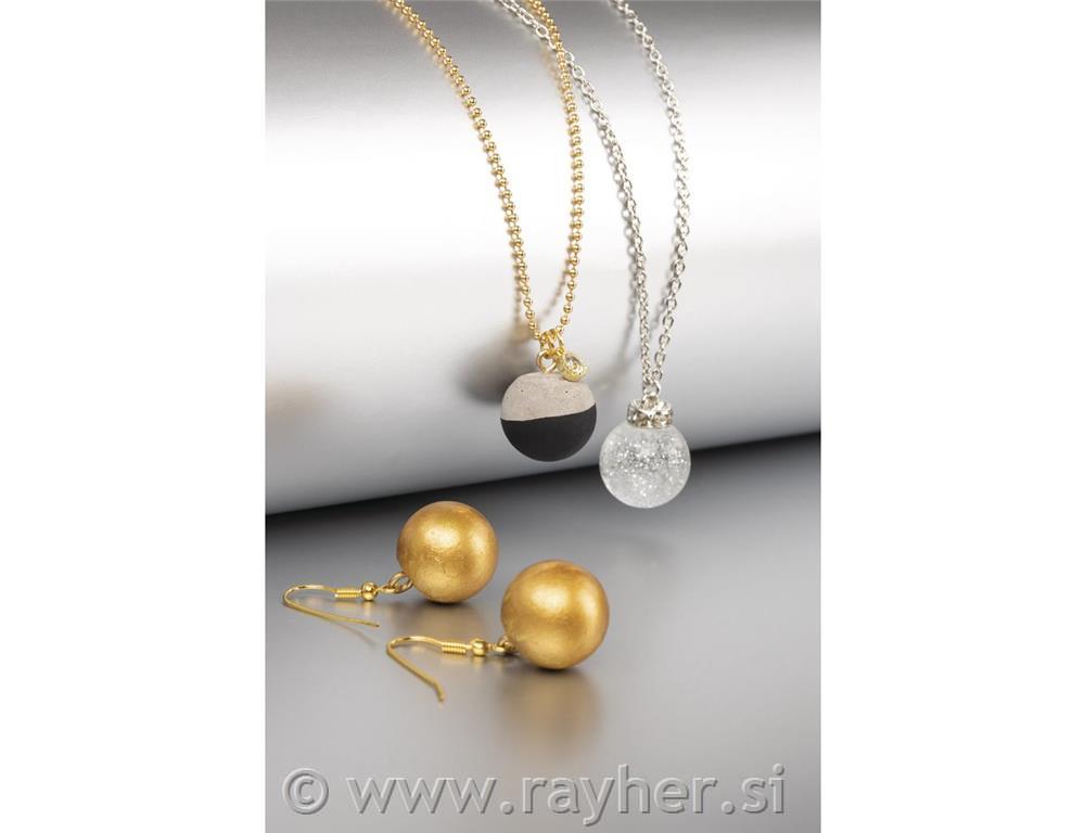 Silikonski kalup Perle, 6 perl: 16 mm