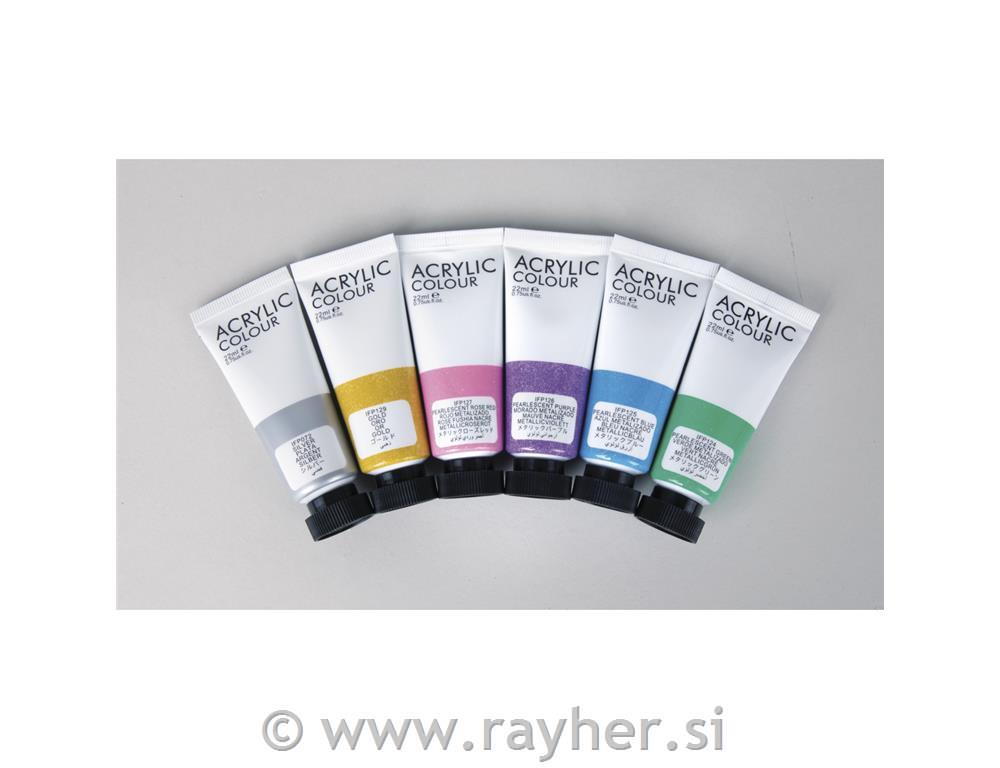 Acrylic Artist's colours, coloured, 36 c