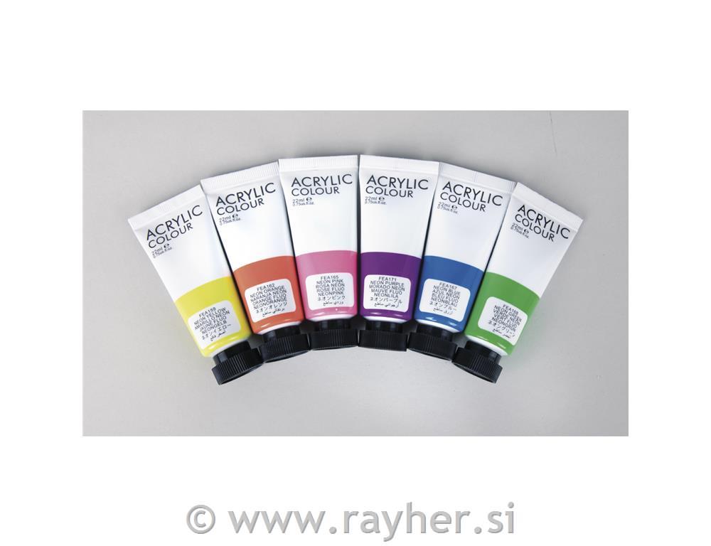 Acrylic Artist's colours, coloured, 36 c