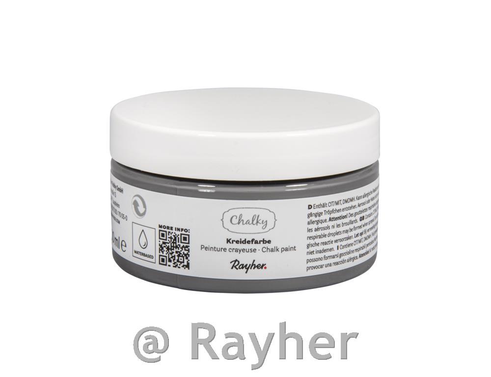 Kredna barva Chalky 100 ml, temno siva