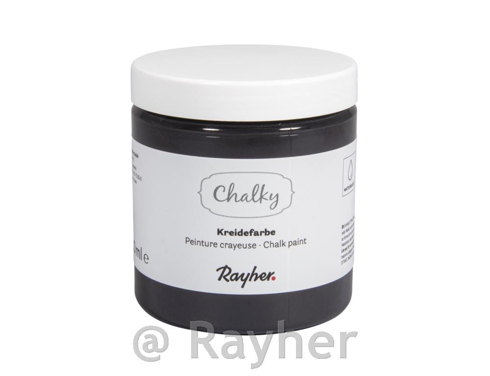 Kredna barva Chalky 230 ml, ogljeno črna