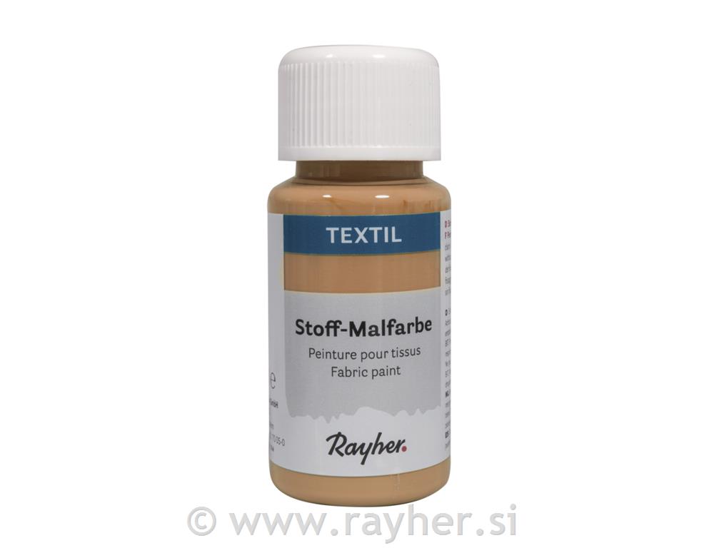 Textile fabric paint, nougat, bottle 50ml