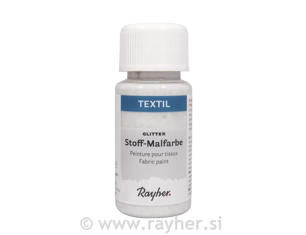 Barva za tekstil bleščice, iris, 50ml