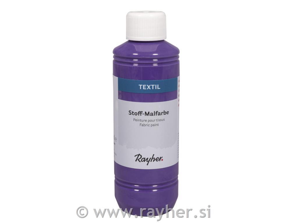 Textile fabric paint, lavender, bottle 250ml