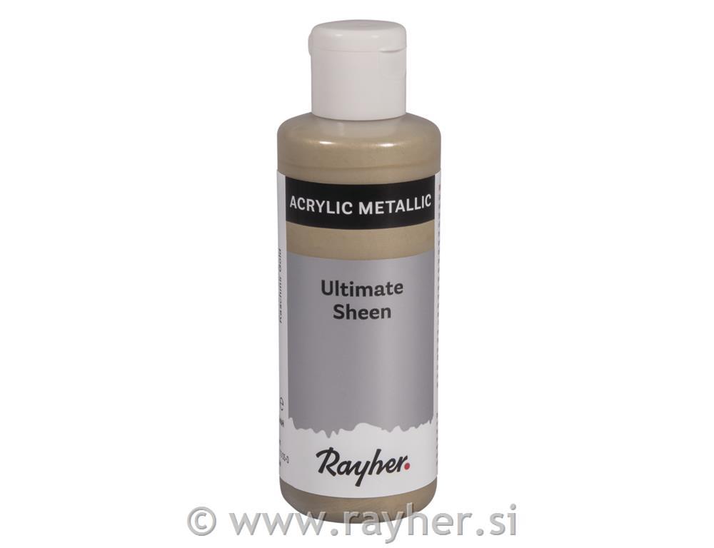 Akrilna barva Ultimate Sheen, kašmirsko zlato, kovinska, 80ml