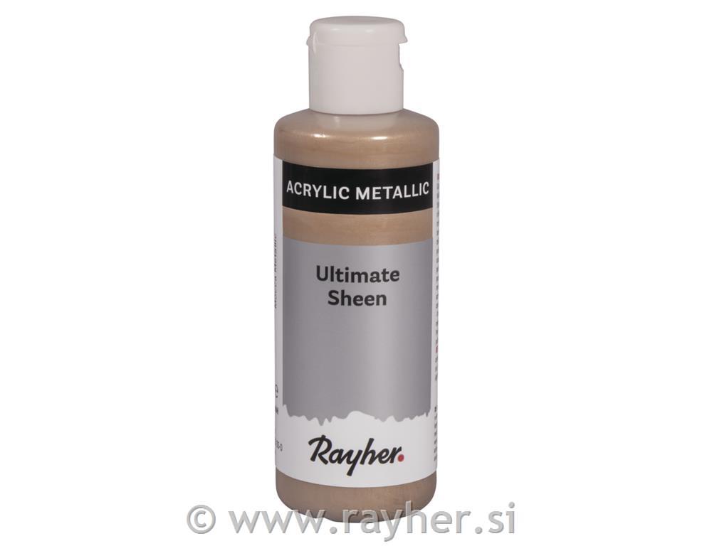 Akrilna barva Ultimate Sheen, mocha, kovinska, 80ml