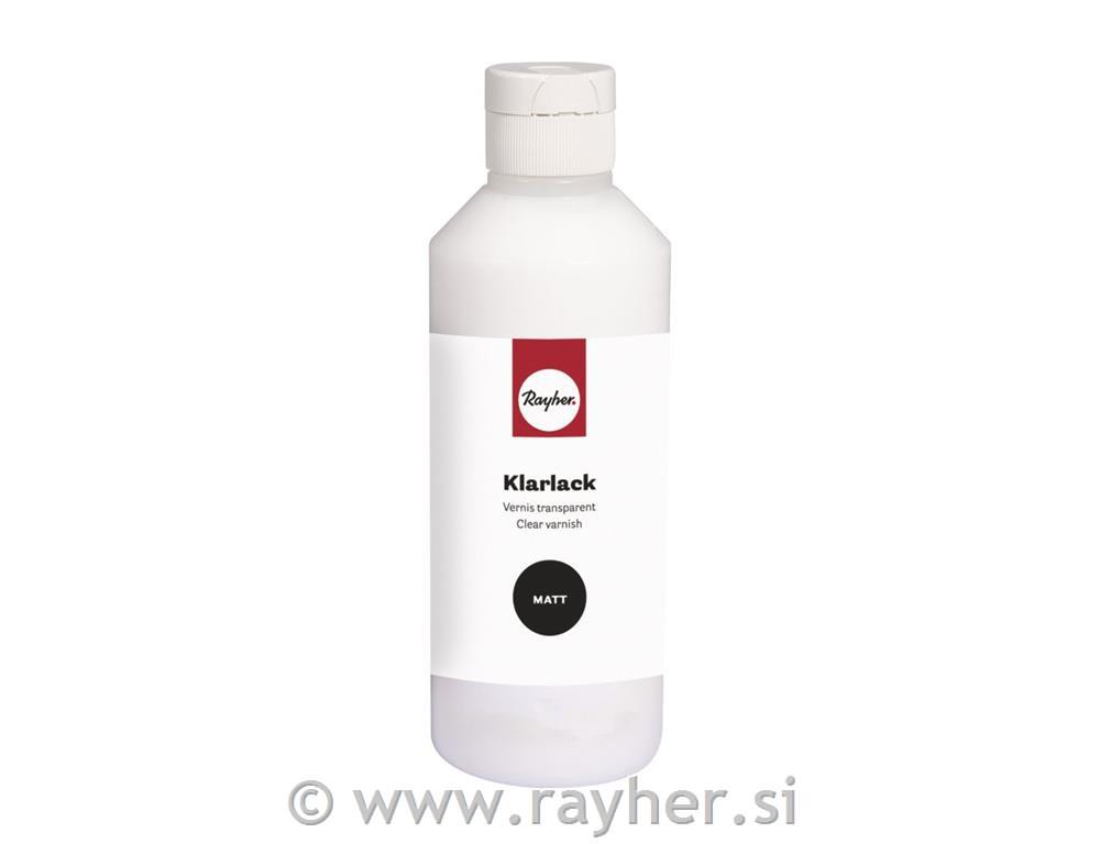 Varnish, mat, bottle 250 ml