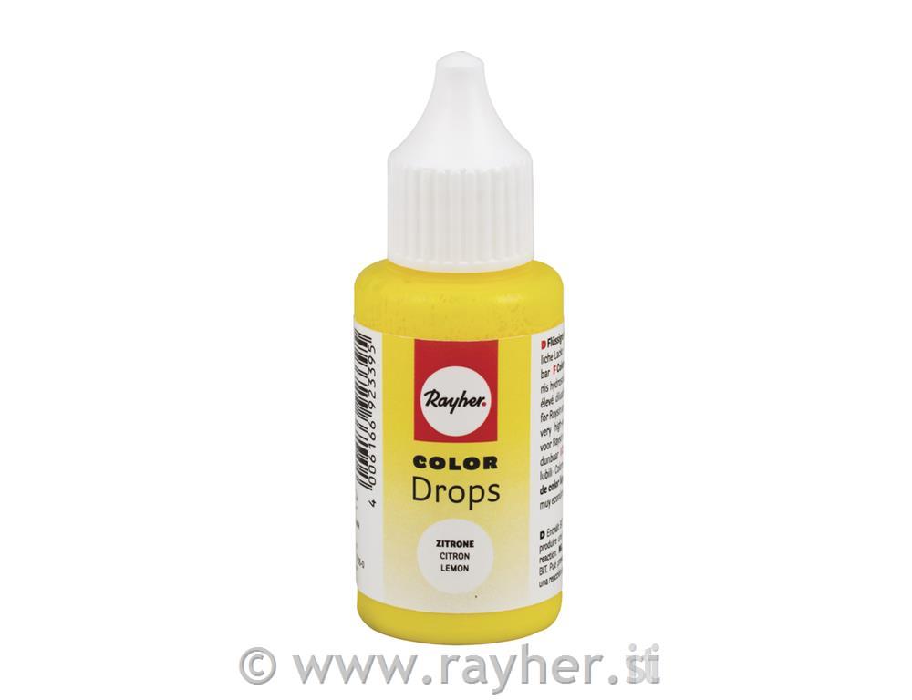 Barvni koncentrat Color Drops 25 ml limona rumen