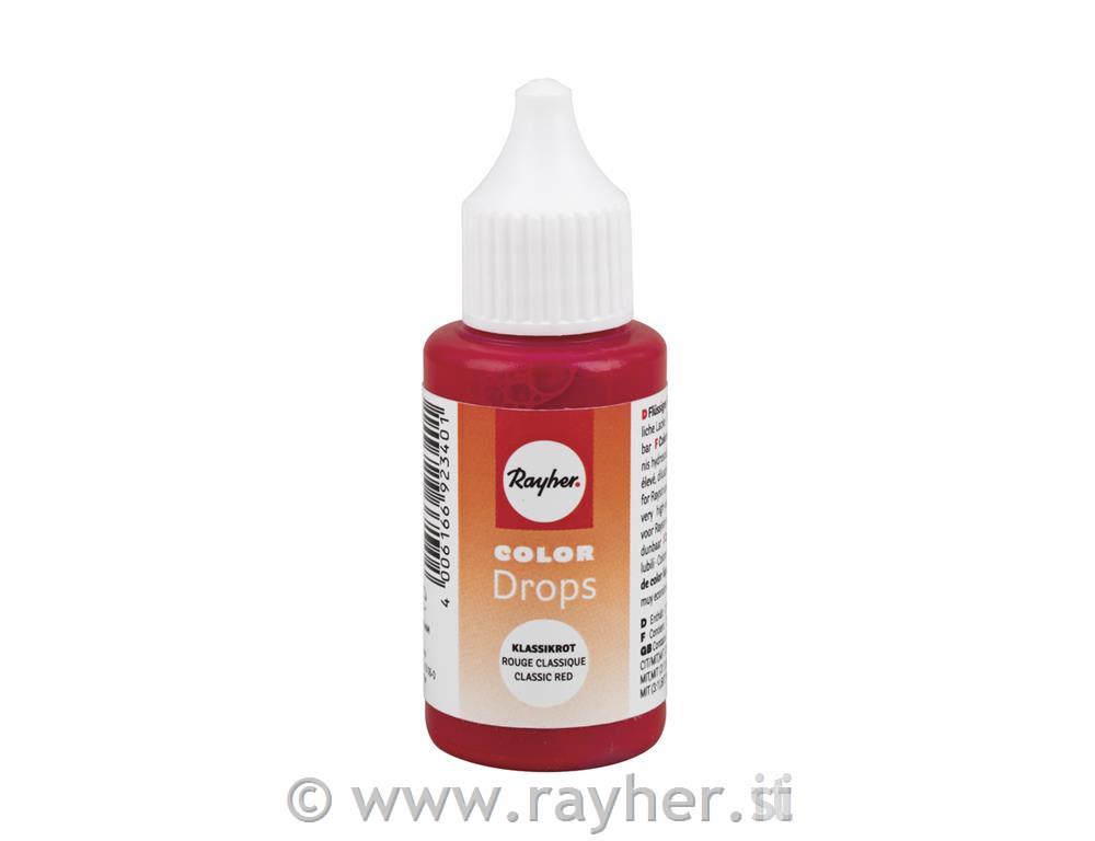 Barvni koncentrat Color Drops 25 ml rdeč