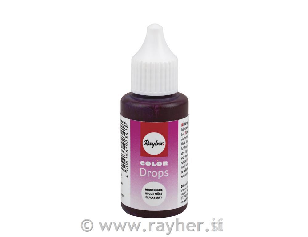 Barvni koncentrat Color Drops 25 ml borovničevo vijoličen