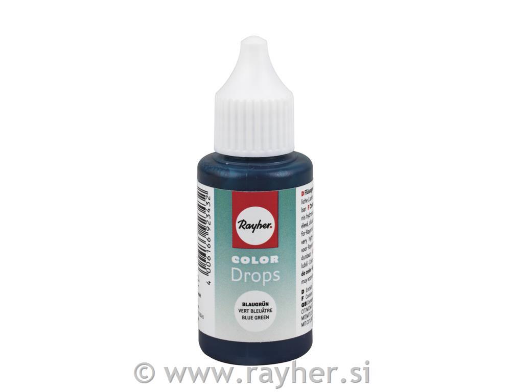 Barvni koncentrat Color Drops 25 ml modro zelen