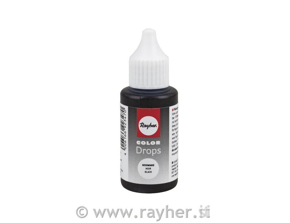 Barvni koncentrat Color Drops 25 ml črn