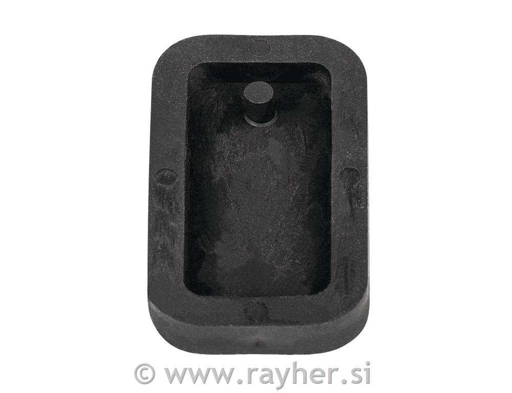 Casting mould: Tag Rectangle1.9x3.9cm, tab-bag 1pc