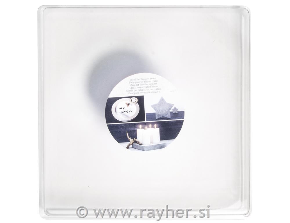 casting mould: Square big25x25cm, depth 4cm