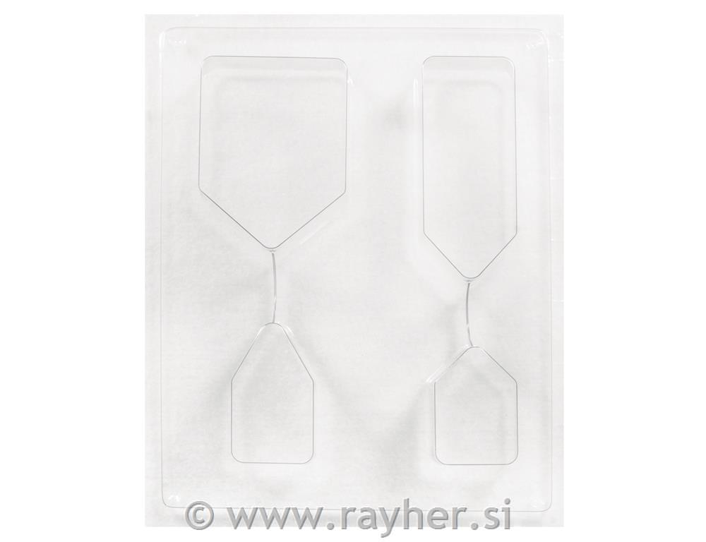 Kalup Hiše, 4 modeli 5,5-10,5 cm