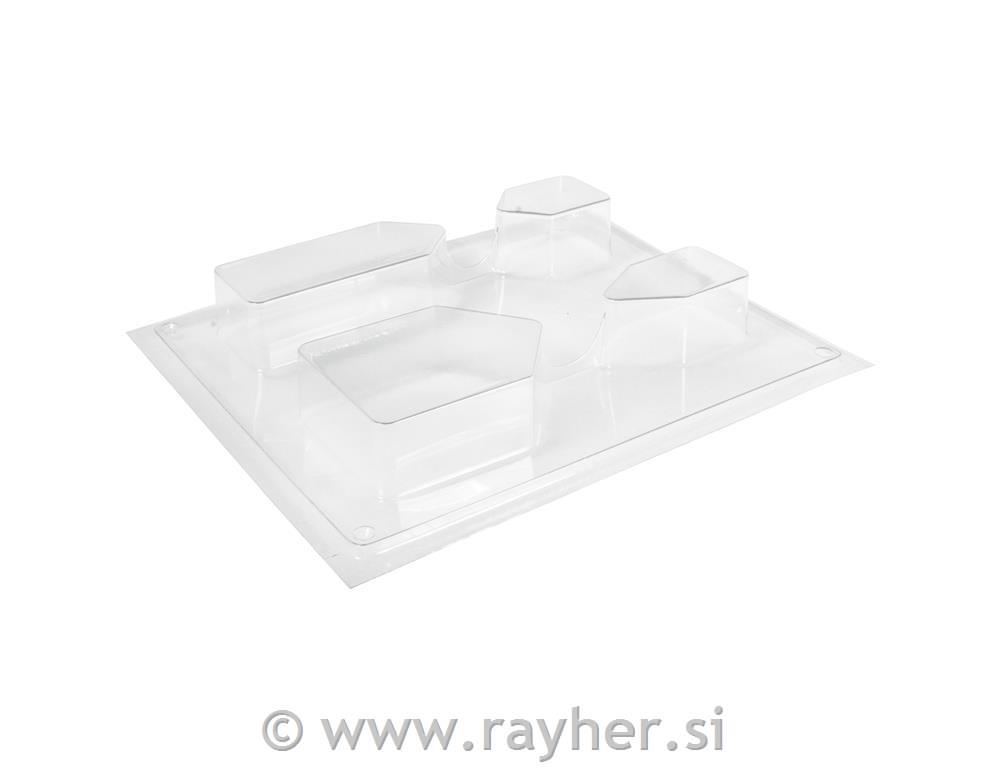 Kalup Hiše, 4 modeli 5,5-10,5 cm