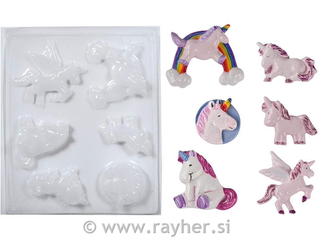 Kalup samorog 6 motivov 5-6 cm