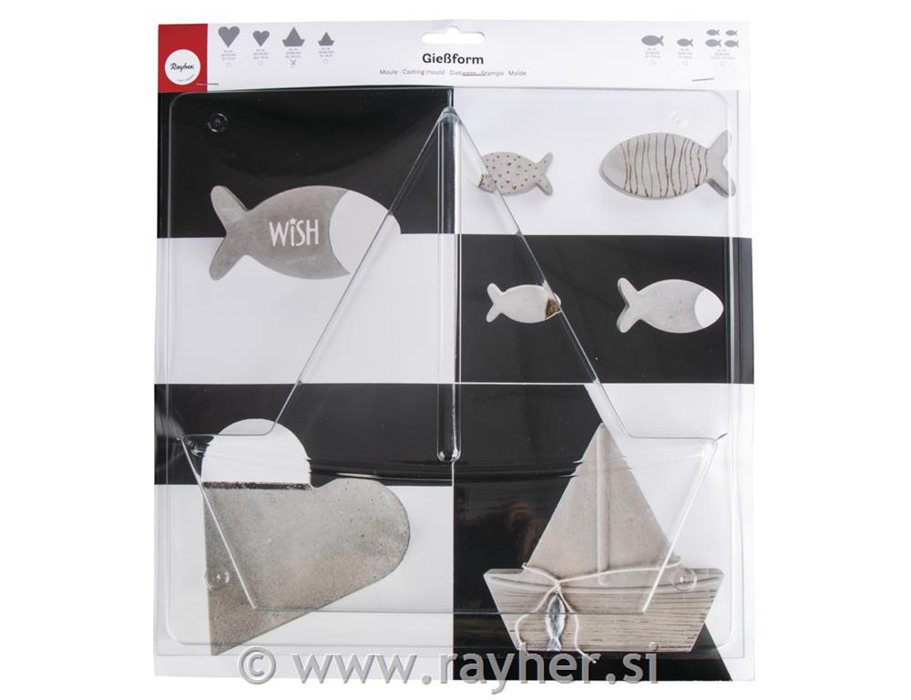 Casting mould: Boat, 28 x 26,5