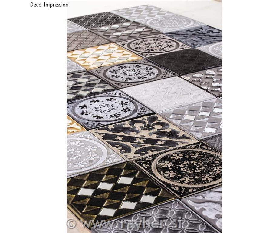 Relief casting plate Flower of life, 11x11cm, tab-bag 1pc