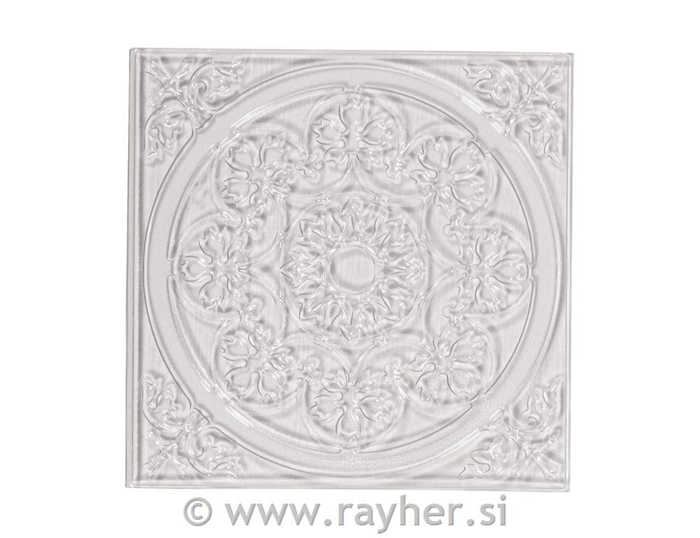 Relief casting plate Mandala, 11x11cm, tab-bag 1pc
