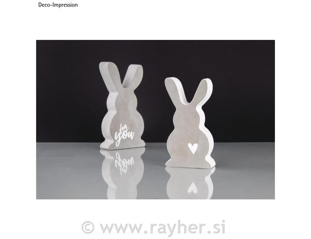 Kalup: Dva zajčka, 8x14.5x3cm/6.5x11.7x3cm