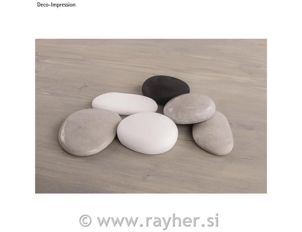 Kalup silikon Kamenje, veliko, 14.5x26x3.5cm, 3 oblike