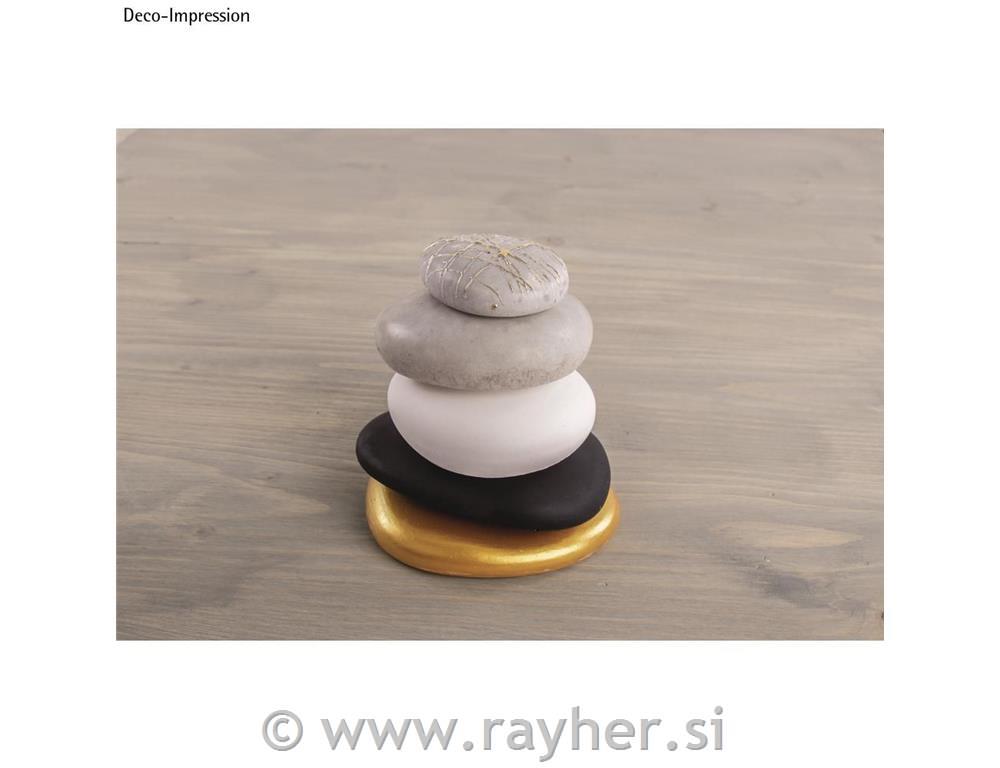 Kalup silikon Kamenje, veliko, 14.5x26x3.5cm, 3 oblike