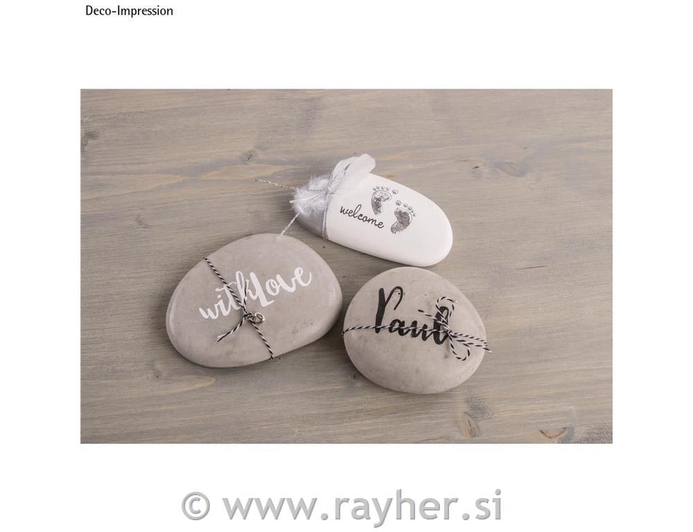 Kalup silikon Kamenje, veliko, 14.5x26x3.5cm, 3 oblike