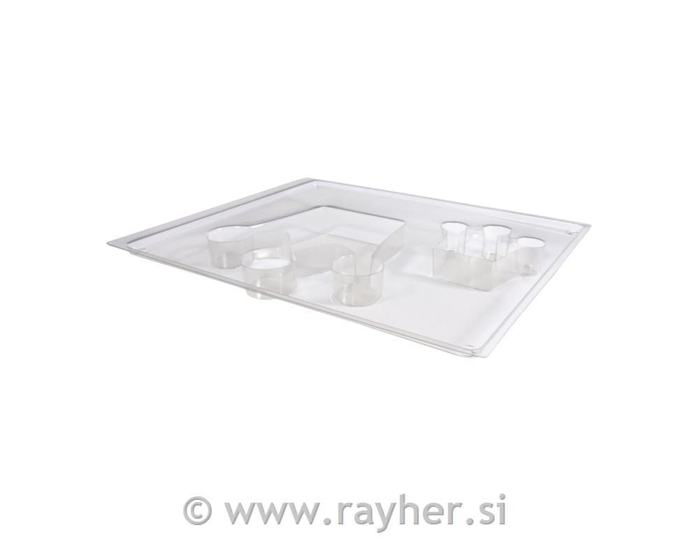 PET casting mould Crowns, 13x12x2cm+6.5x