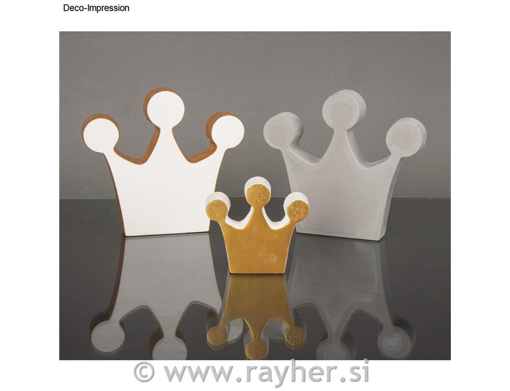 PET casting mould Crowns, 13x12x2cm+6.5x