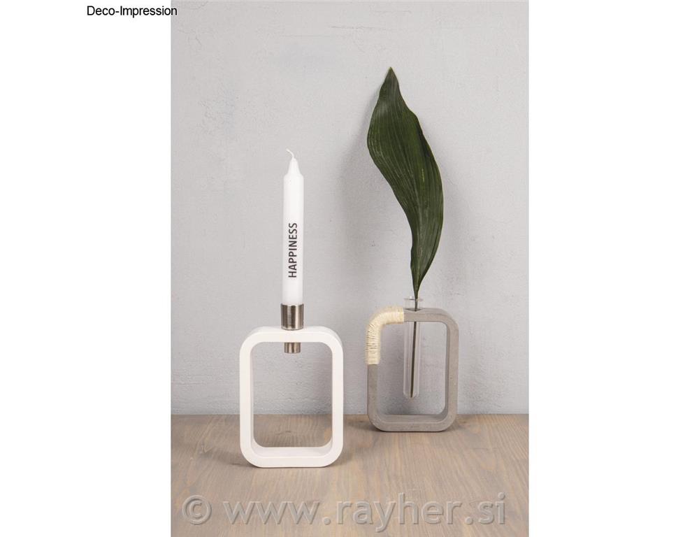 Silikonski kalup Vaza pravokotne oblike, 10,5x3,7x14cm, +1x epruveta