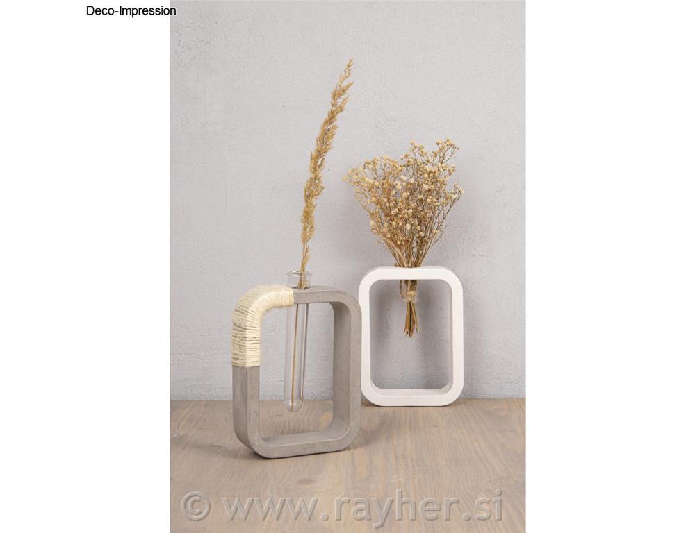 Silikonski kalup Vaza pravokotne oblike, 10,5x3,7x14cm, +1x epruveta