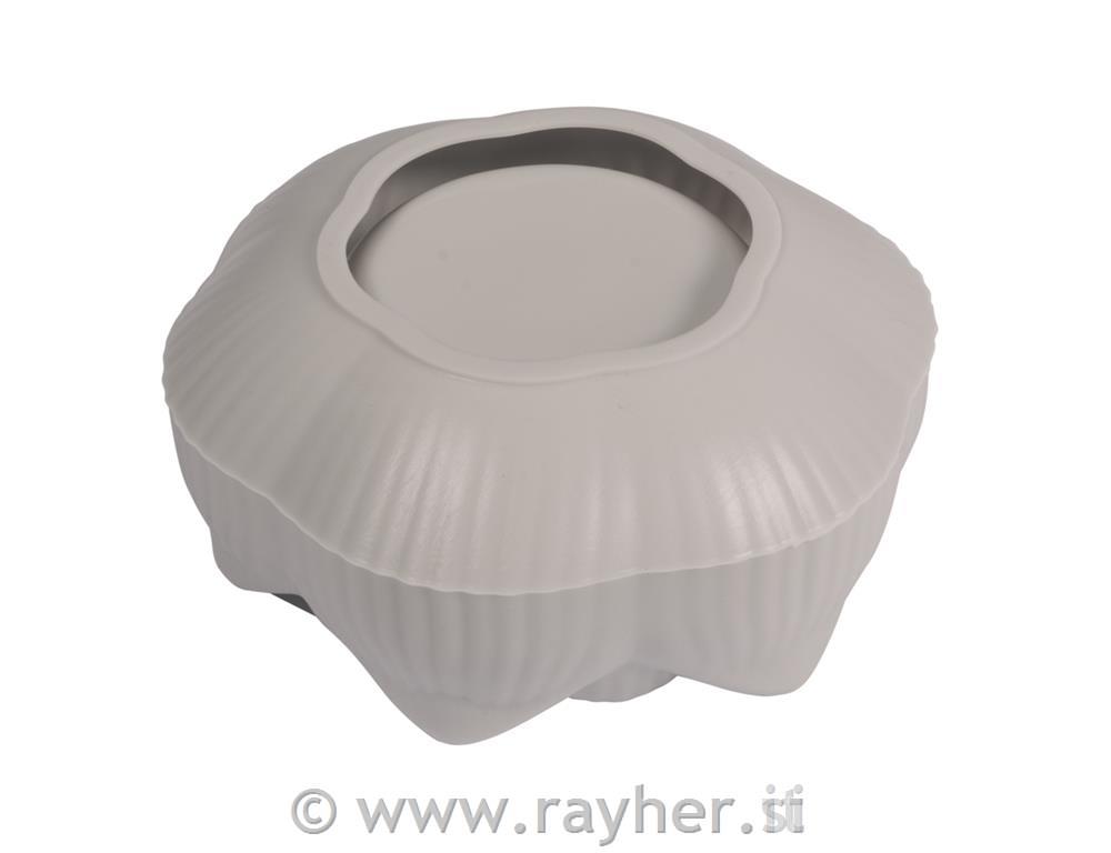 Silikonski kalup Posoda lotosov cvet, premer 8 cm, višina 3,5 cm