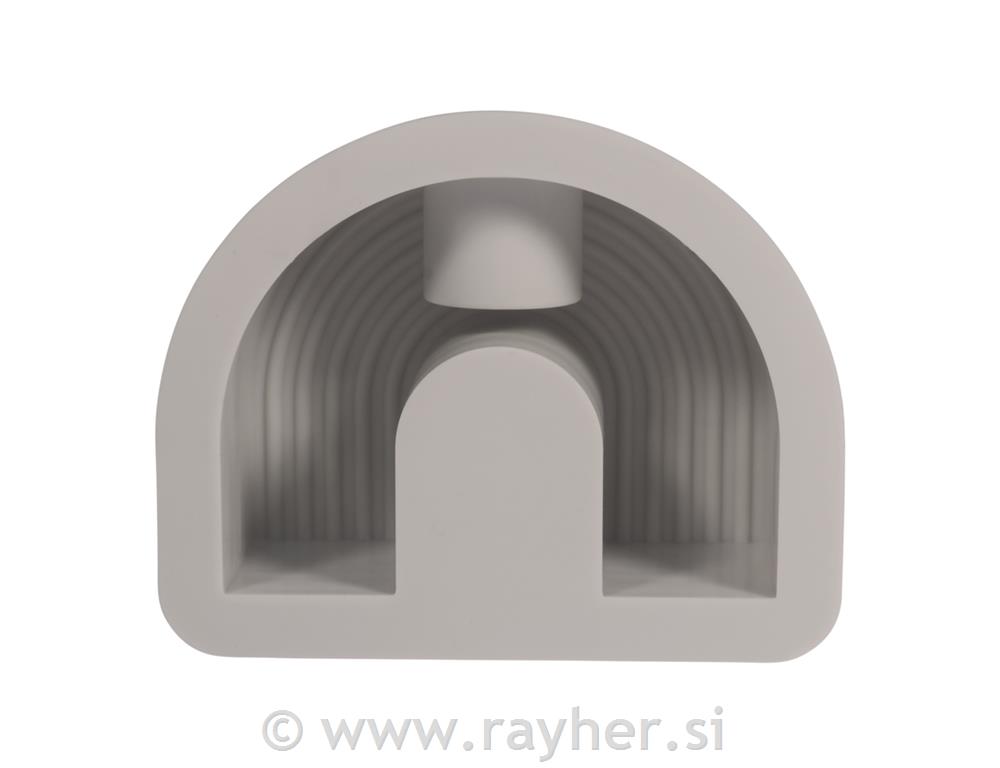 Silikonski kalup Mavrica, 7,8x4x6 cm