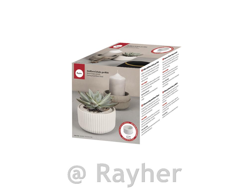 Silikonski kalup Skleda, nagubana