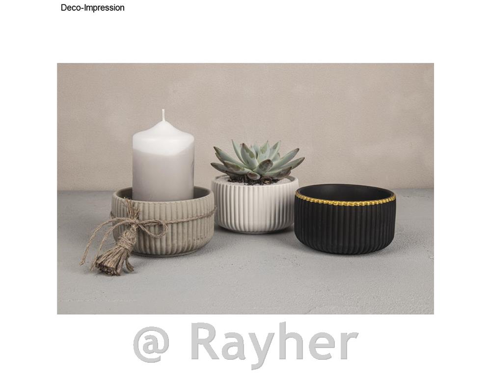 Silikonski kalup Skleda, nagubana