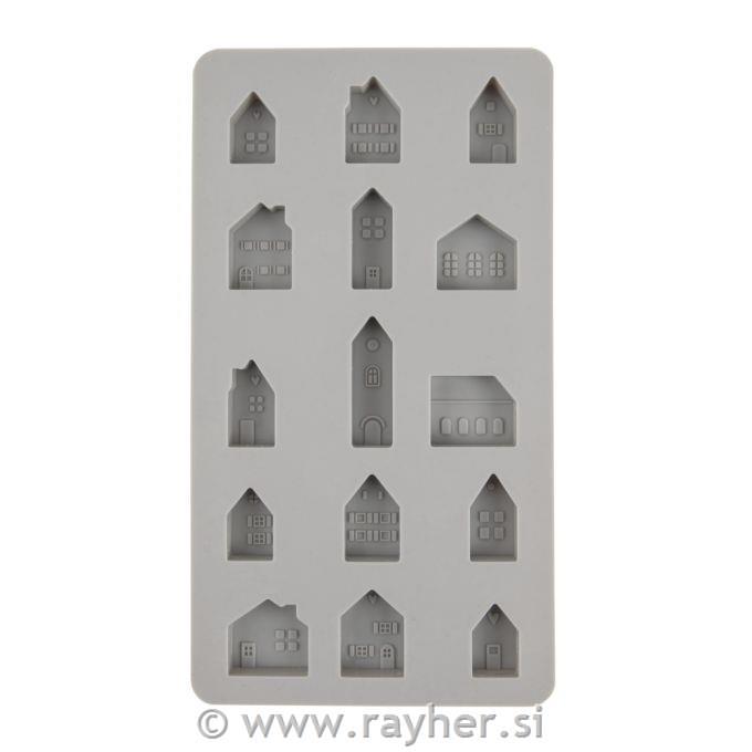 Silicone casting mould Mini Houses