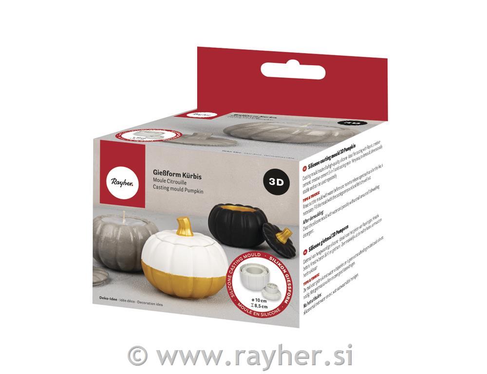 Silikonski kalup 3D Buča 10 cm