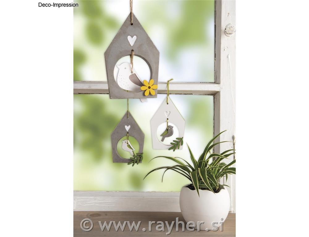 Silikonski kalup Ptičja hišica in ptica