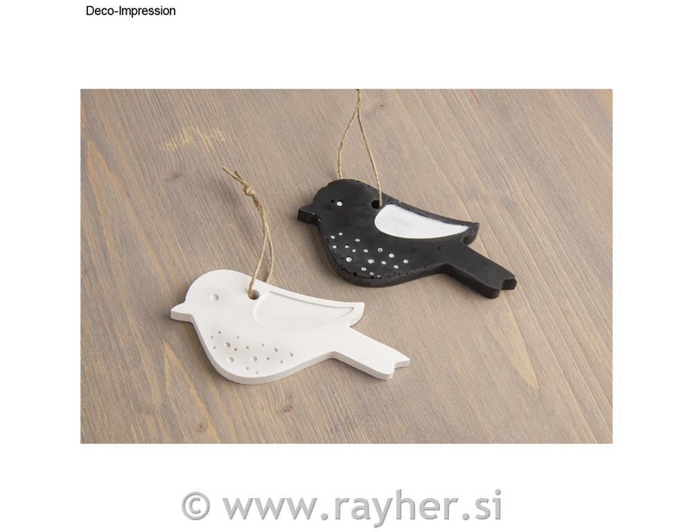 Silikonski kalup Ptičja hišica in ptica