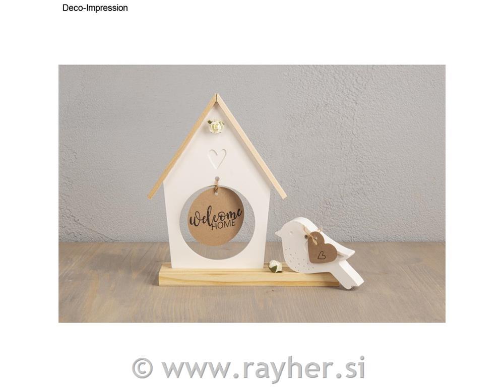 Silikonski kalup Ptičja hišica in ptica