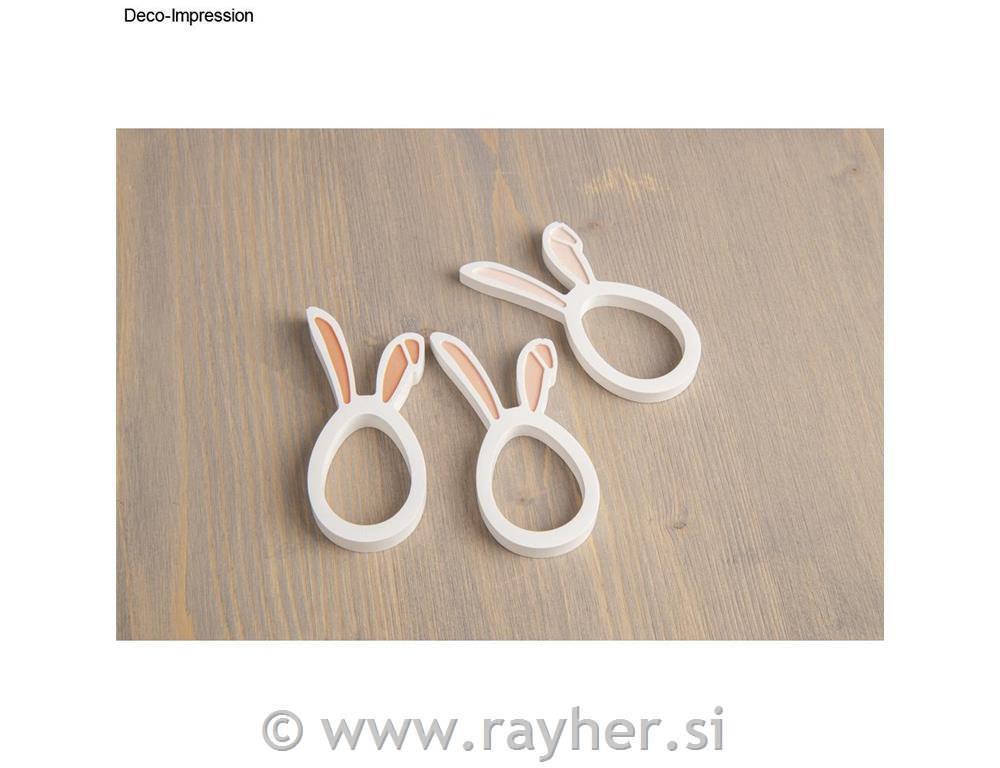 Silicone casting mould Eggs and rabbit