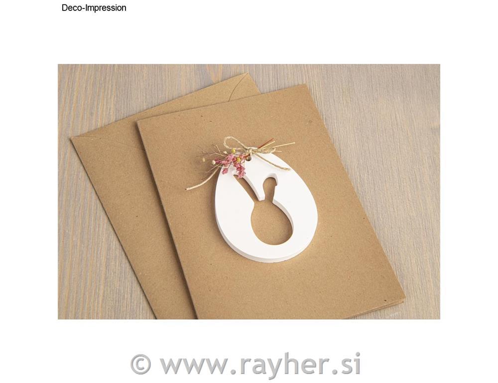 Silicone casting mould Eggs and rabbit