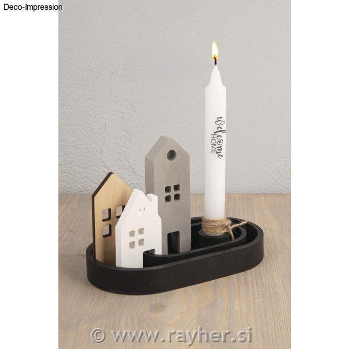 Silikonski kalup Hišice 2, šest motivov