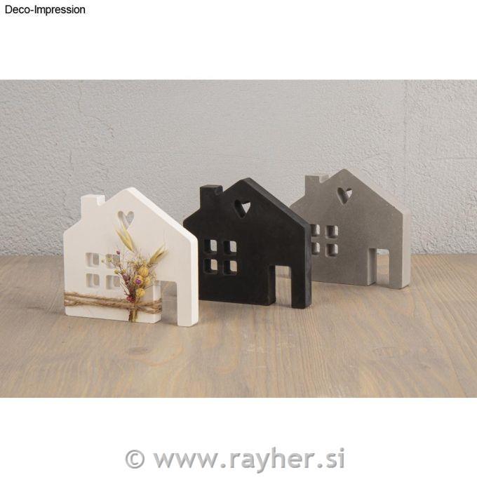 Silikonski kalup Hišice 2, šest motivov