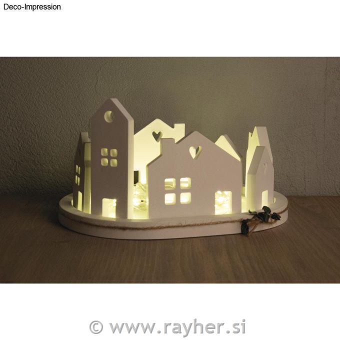 Silikonski kalup Hišice 2, šest motivov